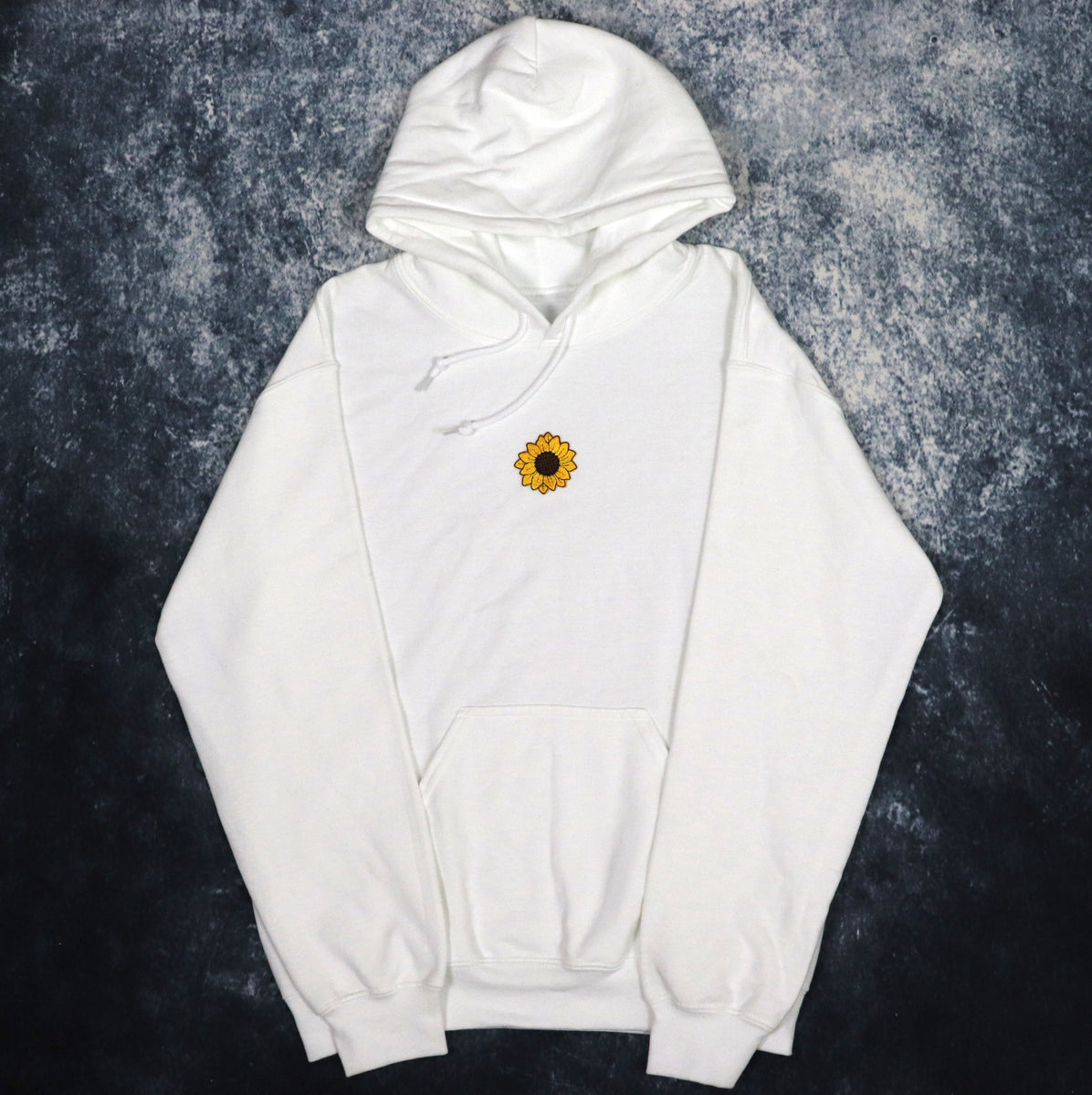 White sunflower hoodie sale