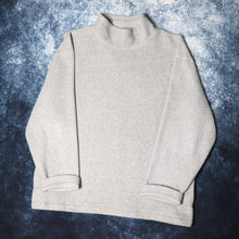 Load image into Gallery viewer, Vintage 90s Grey High Neck Sherpa Fleece Sweatshirt | XL
