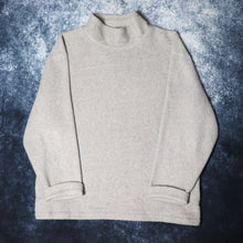 Load image into Gallery viewer, Vintage 90s Grey High Neck Sherpa Fleece Sweatshirt | XL
