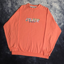 Load image into Gallery viewer, Vintage 90s Peach Paco Colour Spell Out Sweatshirt | Small
