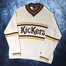 Load image into Gallery viewer, Vintage Beige Kickers Spell Out Jumper | Large
