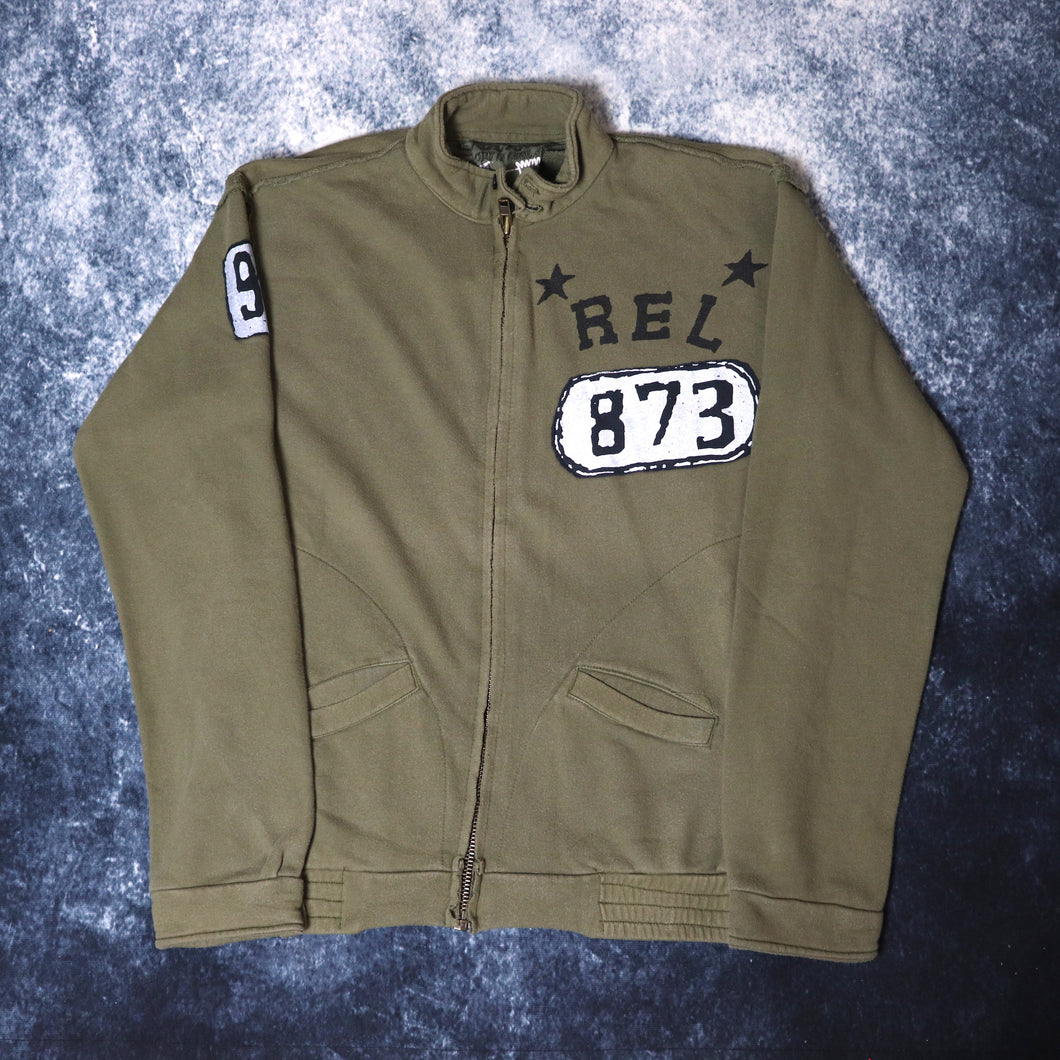 Vintage Khaki Religion 873 Zip Up Sweatshirt | Small