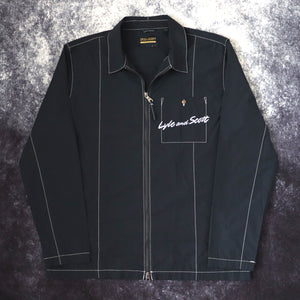 Vintage Navy Lyle & Scott Windbreaker Jacket | XL