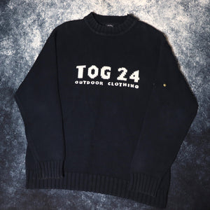 Vintage Navy Tog 24 Heavyweight Jumper | XXL