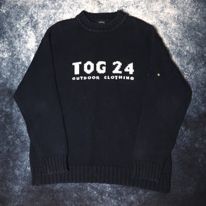 Vintage Navy Tog 24 Heavyweight Jumper | XXL