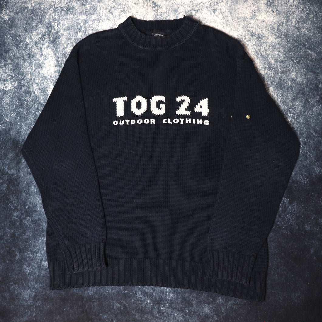 Vintage Navy Tog 24 Heavyweight Jumper | XXL