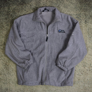 Vintage 90's Grey Mountain Pass Heavyweight Fleece Jacket | Large